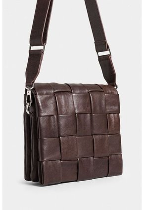 Bowling Anaime De Cuero Para Mujer Tapa Tejida Bowling Anaime De Cuero Para Mujer Tapa Tejida Cafe VÉLEZ