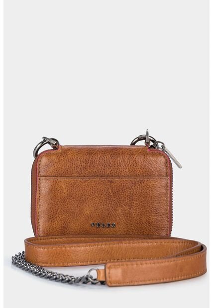 Porta Tarjetas Sevilla De Cuero Para Mujer Cadena Removible Porta Tarjetas Sevilla De Cuero Para Mujer Cadena Removible Miel Vélez