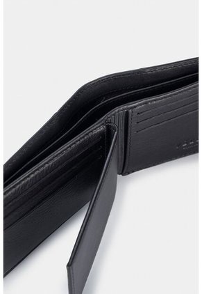 Billetera Draco De Cuero Para Hombre Mezcla De Texturas Billetera Draco De Cuero Para Hombre Mezcla De Texturas Negro VÉLEZ