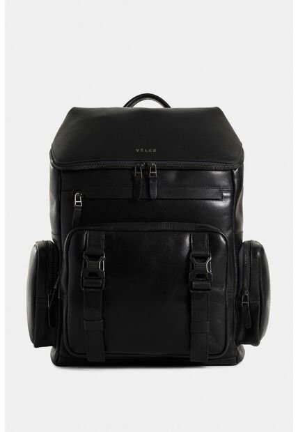 Morral Archaeology 2.0 De Cuero Para Hombre Bolsillos Laterales Morral Archaeology 2.0 De Cuero Para Hombre Bolsillos Laterales Negro Vélez