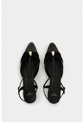 Baleta Destalonada En Cuero Para Mujer Kiwa Baleta Destalonada En Cuero Para Mujer Kiwa Negro 39 VÉLEZ