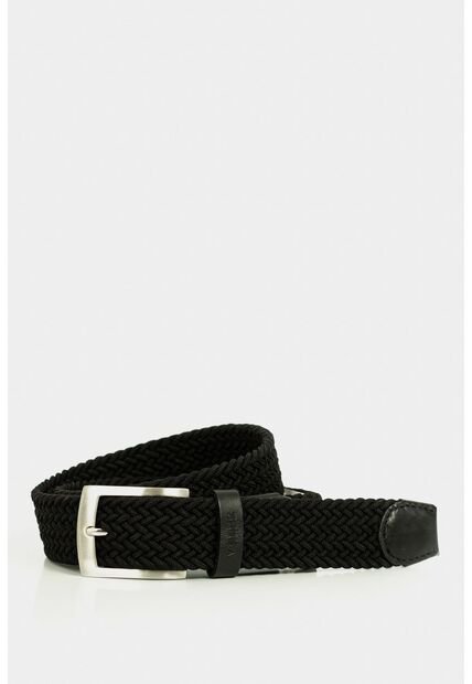 Cinturón Unifaz Cordón Por Cuero Para Hombre Trenza Cinturón Unifaz Cordón Por Cuero Para Hombre Trenza Negro 30 VÉLEZ