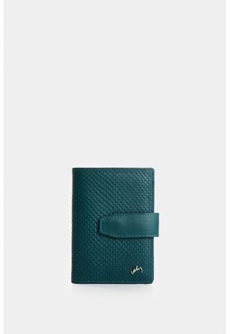 Billetera De Cuero Grabado Para Mujer Aria Billetera De Cuero Grabado Para Mujer Aria Agua Marina VÉLEZ Vélez