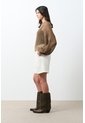 Sweater Tejido Taroa Para Mujer Semi Cropped Sweater Tejido Taroa Para Mujer Semi Cropped Miel L VÉLEZ de Vélez
