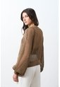 Sweater Tejido Taroa Para Mujer Semi Cropped Sweater Tejido Taroa Para Mujer Semi Cropped Miel L VÉLEZ de Vélez