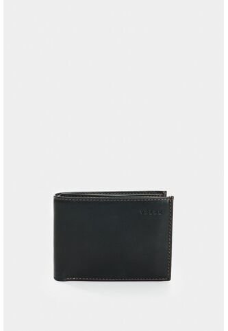 Billetera De Cuero Para Hombre Costuras 3 Billetera De Cuero Para Hombre Costuras 3 Negro VÉLEZ Vélez
