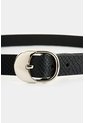 Cinturón Unifaz De Cuero Grabado Para Mujer Nacarina Cinturón Unifaz De Cuero Grabado Para Mujer Nacarina Negro S VÉLEZ de Vélez