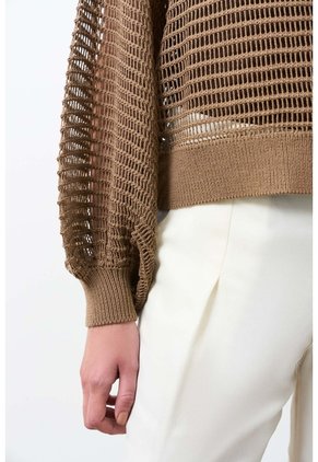 Sweater Tejido Taroa Para Mujer Semi Cropped Sweater Tejido Taroa Para Mujer Semi Cropped Miel L VÉLEZ