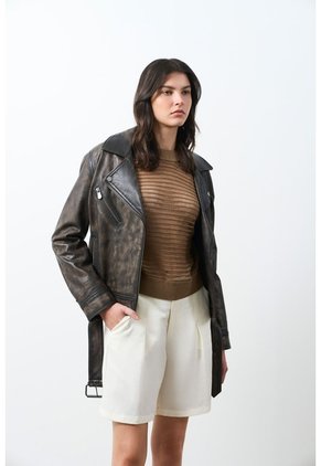 Sweater Tejido Taroa Para Mujer Semi Cropped Sweater Tejido Taroa Para Mujer Semi Cropped Miel L VÉLEZ