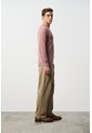 Sweater Tejido En Algodón Para Hombre Manga Ranglan Sweater Tejido En Algodón Para Hombre Manga Ranglan Rosado M VÉLEZ de Vélez