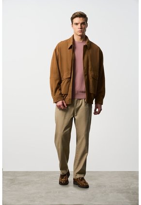 Sweater Tejido En Algodón Para Hombre Manga Ranglan Sweater Tejido En Algodón Para Hombre Manga Ranglan Rosado M VÉLEZ
