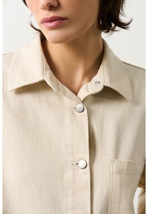 Chaqueta Trucker Para Mujer Tahua Chaqueta Trucker Para Mujer Tahua Crema S VÉLEZ