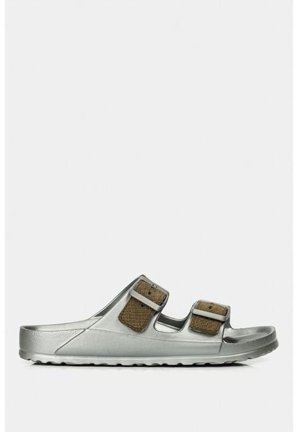 Sandalia Plana Bahamas De Eva Para Mujer Apliques En Cuero Gris Sandalia Plana Bahamas De Eva Para Mujer Apliques En Cuero Gris 39 Vélez