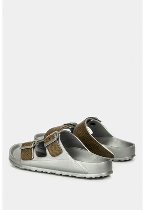 Sandalia Plana Bahamas De Eva Para Mujer Apliques En Cuero Gris Sandalia Plana Bahamas De Eva Para Mujer Apliques En Cuero Gris 39 Vélez