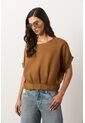Camisa Manga Corta Para Mujer Sereno Camisa Manga Corta Para Mujer Sereno Miel L VÉLEZ de Vélez