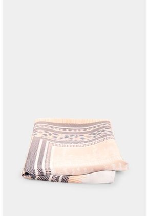 Pañuelo Grande Iskay Para Mujer Estampado Pañuelo Grande Iskay Para Mujer Estampado Crema XS VÉLEZ