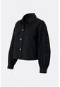 Chaqueta Cropped Holgada Para Mujer Tritón Chaqueta Cropped Holgada Para Mujer Tritón Negro XXXL VÉLEZ de Vélez