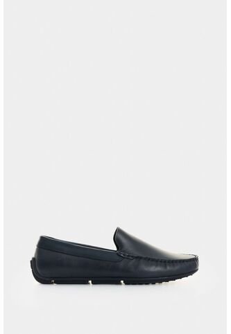Mocasines De Cuero Para Hombre Borneo Mocasines De Cuero Para Hombre Borneo Azul Oscuro 40 VÉLEZ Vélez