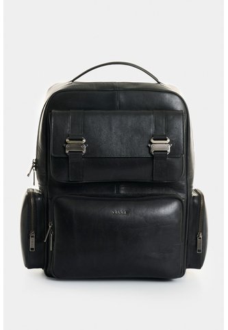 Morral De Cuero Para Hombre Barcelo 2 Morral De Cuero Para Hombre Barcelo 2 Negro VÉLEZ Vélez