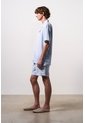 Camisa Manga Corta En Lino Para Hombre Málaga Camisa Manga Corta En Lino Para Hombre Málaga Azul Claro M VÉLEZ de Vélez