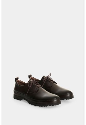 Zapatos De Atadura En Cuero Envejecido Para Hombre Ayme Zapatos De Atadura En Cuero Envejecido Para Hombre Ayme Cafe 38 VÉLEZ