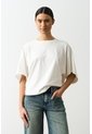 Camiseta Soren Para Mujer Tejida Camiseta Soren Para Mujer Tejida Crema M VÉLEZ de Vélez