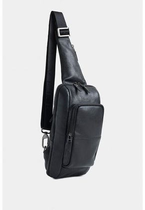 Manos Libres Alessio De Cuero Para Hombre Reata Ajustable Manos Libres Alessio De Cuero Para Hombre Reata Ajustable Negro Vélez