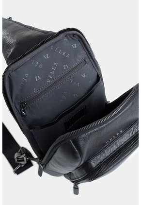 Manos Libres Alessio De Cuero Para Hombre Reata Ajustable Manos Libres Alessio De Cuero Para Hombre Reata Ajustable Negro Vélez