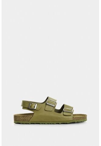 Sandalia En Cuero Para Hombre Fail Sandalia En Cuero Para Hombre Fail Verde 42 VÉLEZ Vélez