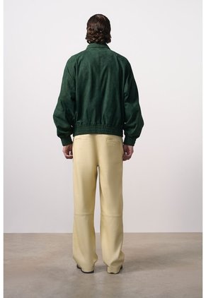 Chaqueta Bomber En Gamuza Croco Para Hombre Chaqueta Bomber En Gamuza Croco Para Hombre Verde Oliva XL VÉLEZ