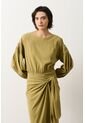 Vestido Antay Silueta Wrap Para Mujer Vestido Antay Silueta Wrap Para Mujer Verde Oliva 12 VÉLEZ de Vélez