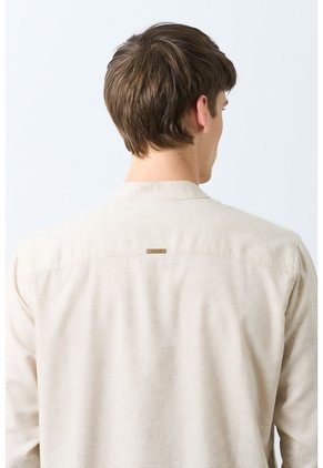 Camisa Manga Larga Para Hombre Cuello Nerú Camisa Manga Larga Para Hombre Cuello Nerú Arena XL VÉLEZ