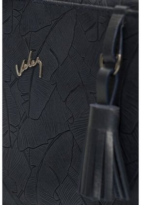 Manos Libres Verona De Cuero Para Mujer Grabado Placa Palmera Manos Libres Verona De Cuero Para Mujer Grabado Placa Palmera Azul Oscuro VÉLEZ