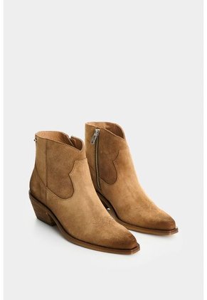 Botines En Gamuza Para Mujer Miski Botines En Gamuza Para Mujer Miski Arena 41 VÉLEZ