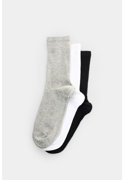 Calcetines Media Pierna Tripack Para Hombre Venecia Calcetines Media Pierna Tripack Para Hombre Venecia Gris XS VÉLEZ