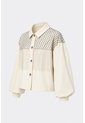 Chaqueta Alhena En Tejido Plano Para Mujer Bordado Millaré Chaqueta Alhena En Tejido Plano Para Mujer Bordado Millaré Crema M VÉLEZ de Vélez