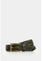 Cinturón Unifaz Trenzado De Cuero Para Hombre Atlas Cinturón Unifaz Trenzado De Cuero Para Hombre Atlas Verde Oliva 38 VÉLEZ de Vélez