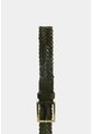 Cinturón Unifaz Trenzado De Cuero Para Hombre Atlas Cinturón Unifaz Trenzado De Cuero Para Hombre Atlas Verde Oliva 38 VÉLEZ de Vélez