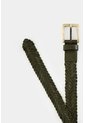 Cinturón Unifaz Trenzado De Cuero Para Hombre Atlas Cinturón Unifaz Trenzado De Cuero Para Hombre Atlas Verde Oliva 38 VÉLEZ de Vélez