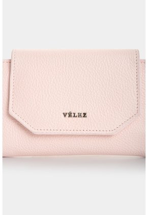 Billetera Bravo En Cuero Para Mujer Billetera Bravo En Cuero Para Mujer Rosado VÉLEZ