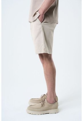 Bermuda Acacia En Drill Para Hombre Silueta Amplia Bermuda Acacia En Drill Para Hombre Silueta Amplia Crema 32 VÉLEZ