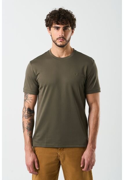 Camiseta Micropima Arizona Para Hombre Semi Ajustada Camiseta Micropima Arizona Para Hombre Semi Ajustada Verde Oliva XL VÉLEZ