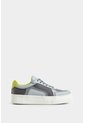 Tenis Flexus De Cuero Y Lona Para Mujer Detalle Color Contraste Tenis Flexus De Cuero Y Lona Para Mujer Detalle Color Contraste Gris 38 VÉLEZ de Vélez