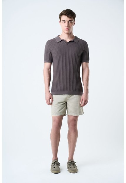 Bermuda Marfil En Lino Para Hombre Silueta Amplia Bermuda Marfil En Lino Para Hombre Silueta Amplia Arena 36 VÉLEZ