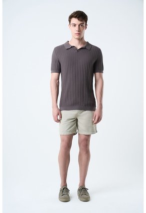 Bermuda Marfil En Lino Para Hombre Silueta Amplia Bermuda Marfil En Lino Para Hombre Silueta Amplia Arena 36 VÉLEZ