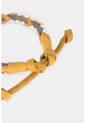 Manilla Brooklyn De Cuero Para Hombre Trenzado Artesanal