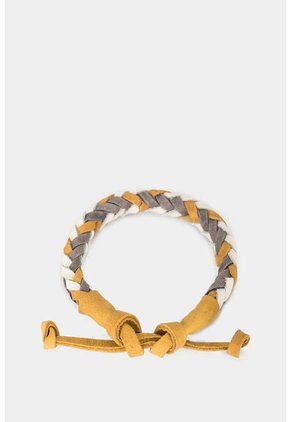 Manilla Brooklyn De Cuero Para Hombre Trenzado Artesanal