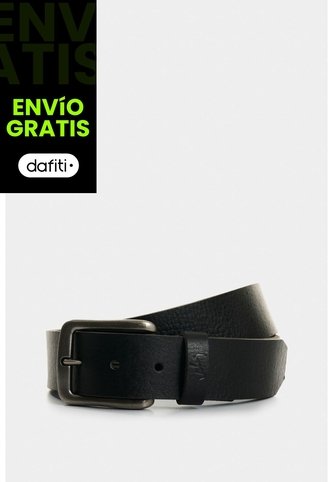 Cinturón Unifaz De Cuero Para Hombre Ocean Cinturón Unifaz De Cuero Para Hombre Ocean Negro 40 VÉLEZ Vélez