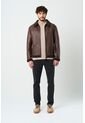 Chaqueta Atrani De Cuero Para Hombre Semi Ajustada Chaqueta Atrani De Cuero Para Hombre Semi Ajustada Cafe XL VÉLEZ de Vélez