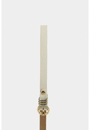 Cinturón Unifaz De Cuero Para Mujer Puntera Hexagonal Cinturón Unifaz De Cuero Para Mujer Puntera Hexagonal Blanco S VÉLEZ